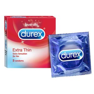 Durex Extra Thin Condom 3's Pack